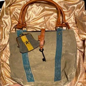 Mona B purse with coin purse